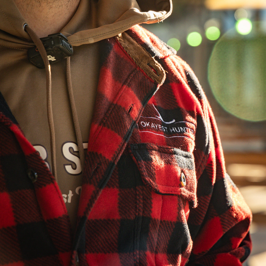 Deer Woods Buffalo Fleece Flannel