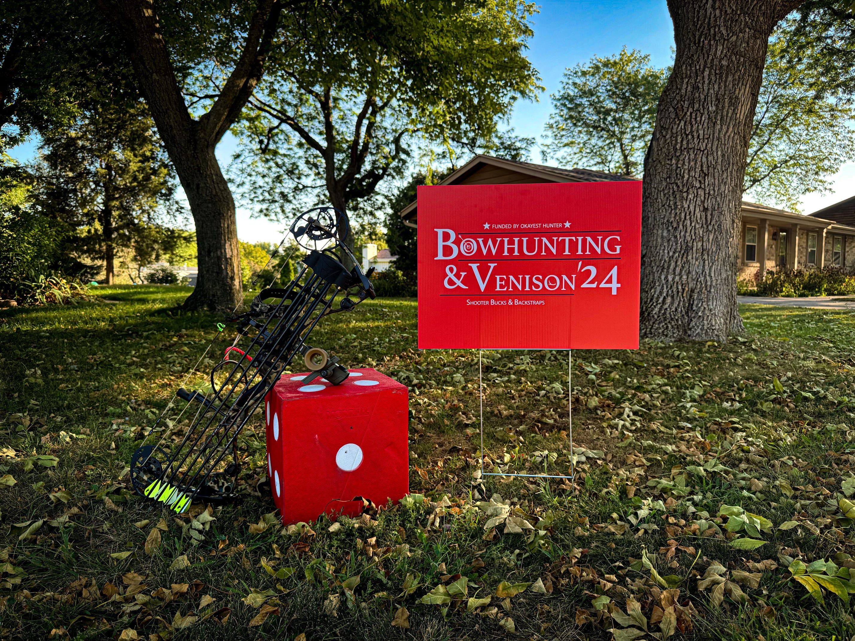 Bowhunting & Venison Campaign Yard Sign