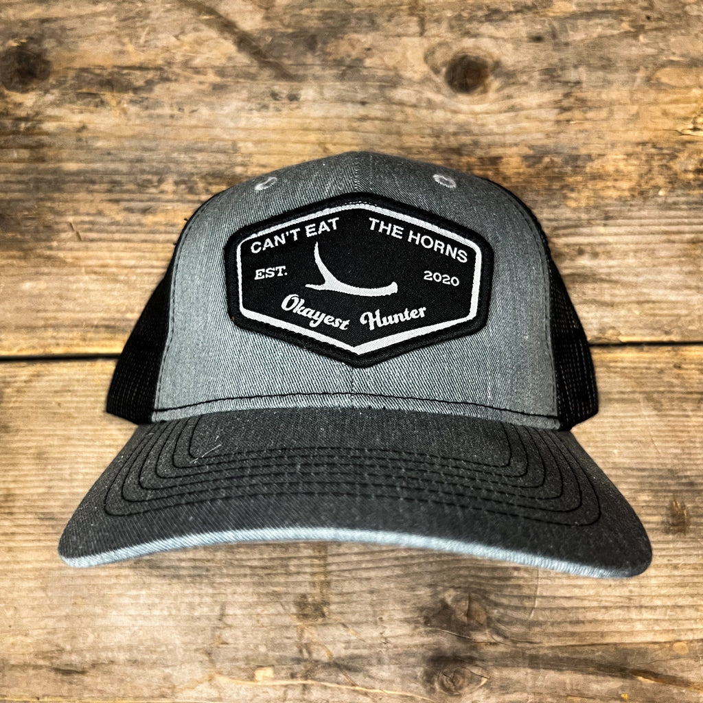 Can't Eat The Horns Heather Grey / Black Hunting Hat