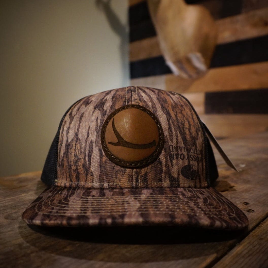 Bottomland Leather Antler Patch Snapback