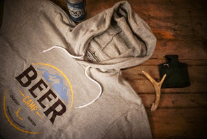 Open image in slideshow, Beer Camp deer hunting hoodie for hunt camp
