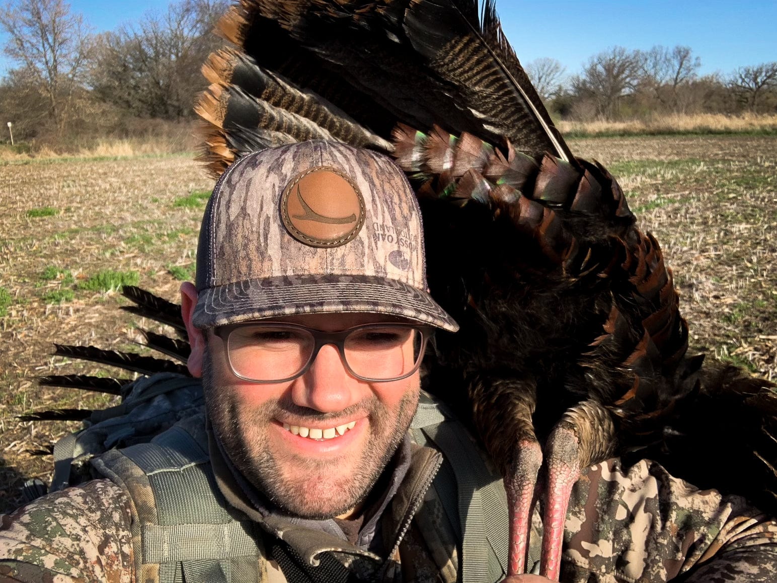 Turkey Hunting bottomland camo hat 