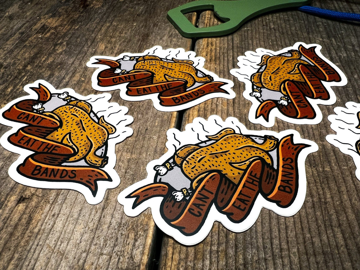 Roasted Duck Sticker - Banded Duck Hunting Stickers – The Okayest Hunter