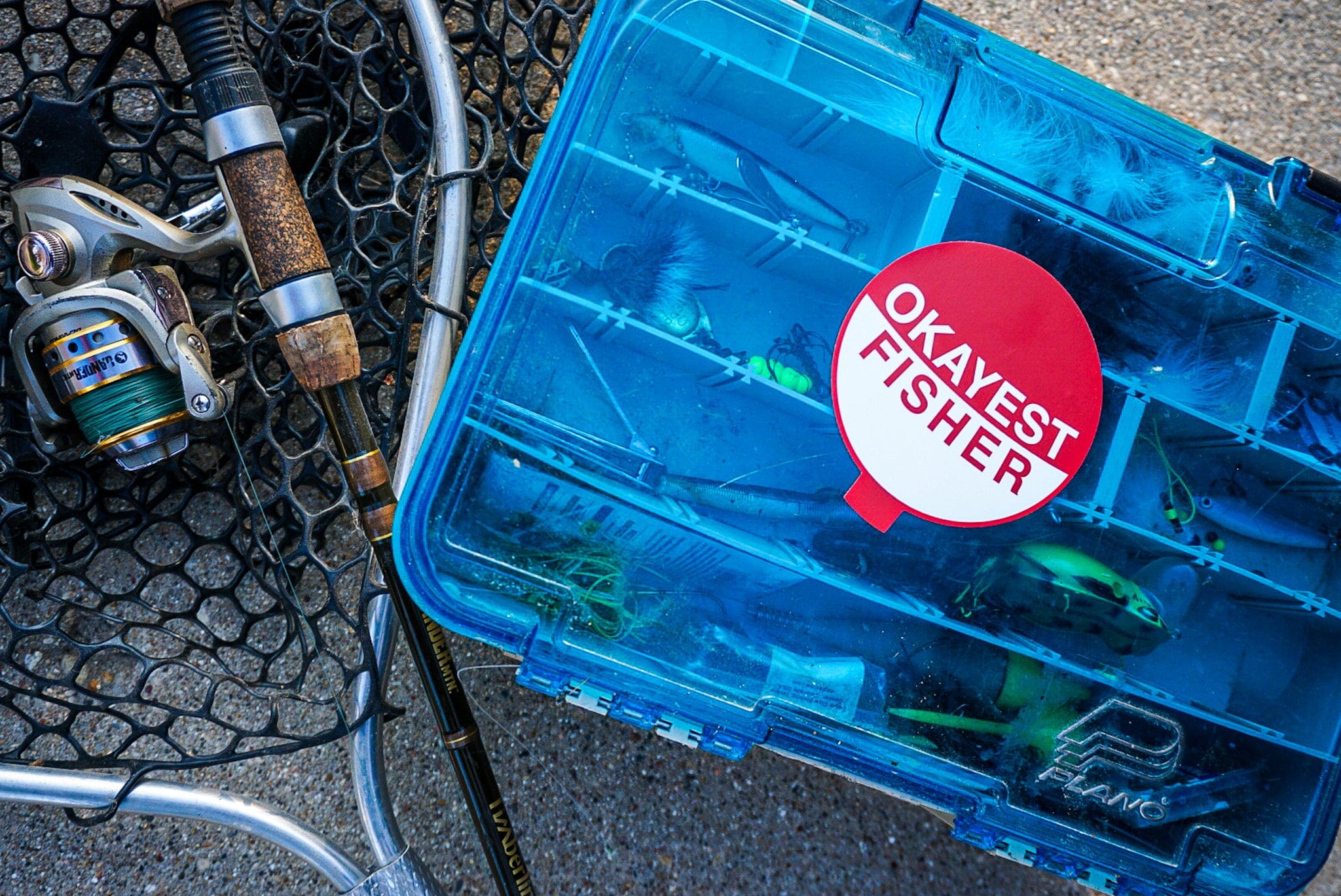Okayest Fisher Bobber Sticker