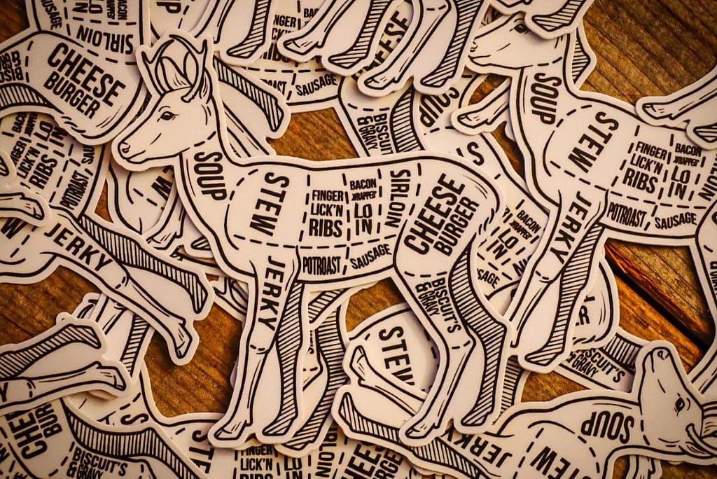 Meat Buck Sticker