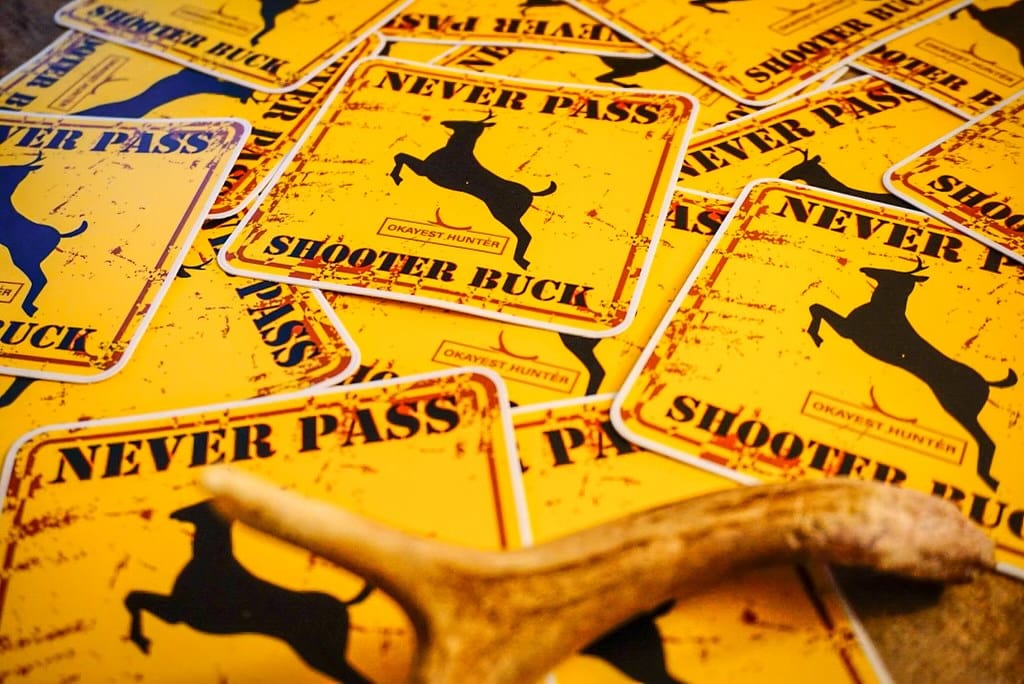 Never Pass Sign Sticker