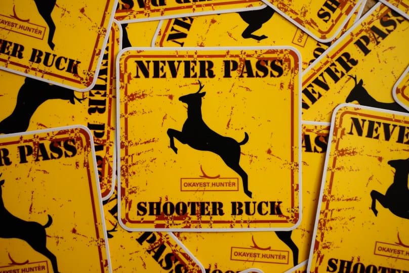 Never Pass Sign Sticker
