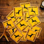 Never Pass Hunting Sticker