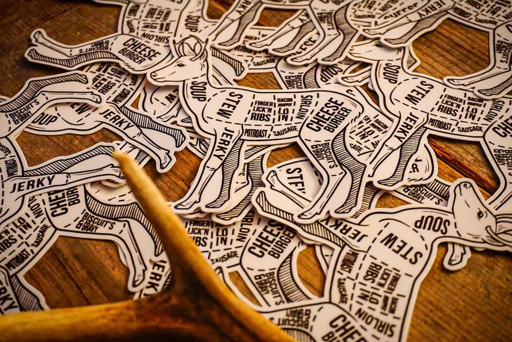 Meat Buck Sticker