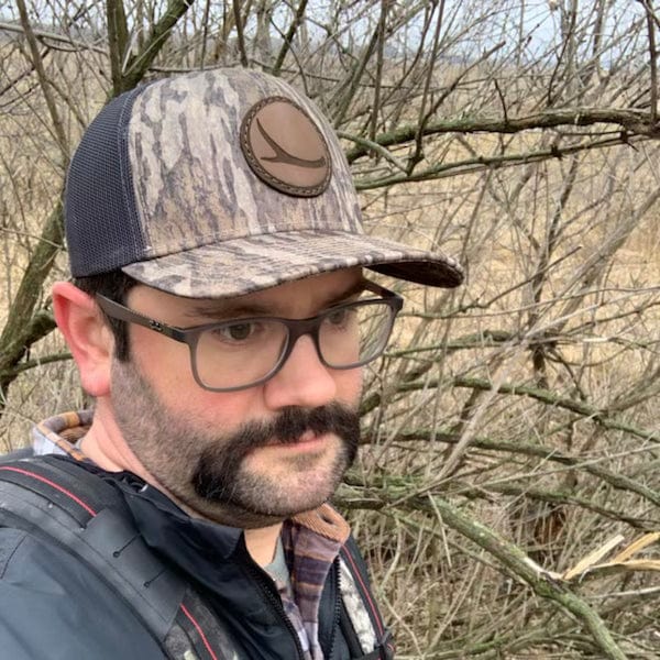 Bottomland Leather Antler Patch Snapback